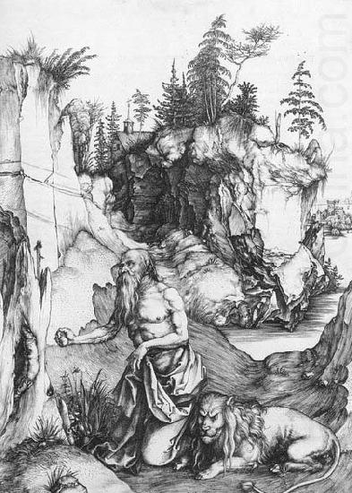 Albrecht Durer St Jerome Penitent in the Wilderness china oil painting image